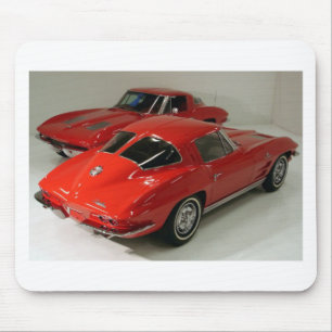 Mousepad Carros rachados da janela do clássico