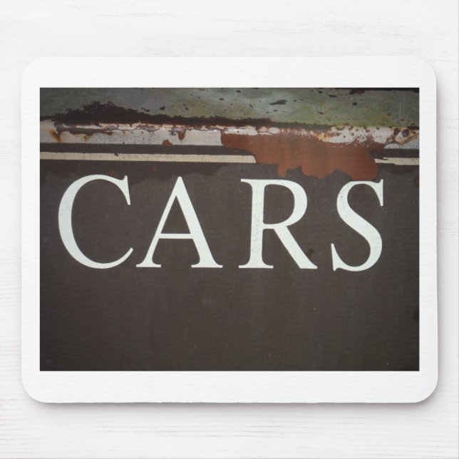 Mousepad Carros - Sinal de Carro vintage de Caminhão (Frente)
