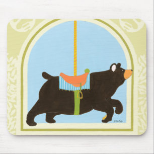 Mousepad Carrossel Bear de June Erica Vess