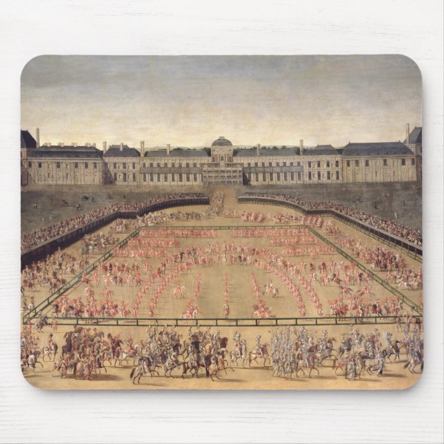 Mousepad Carrossel dado para Louis XIV (Frente)