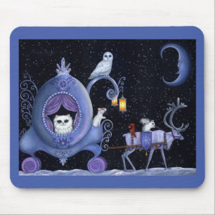 Mousepad Carruagem Azul, , Coruja Branca de Neve
