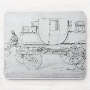 Mousepad Carruagem do vapor da marquesa, 1827