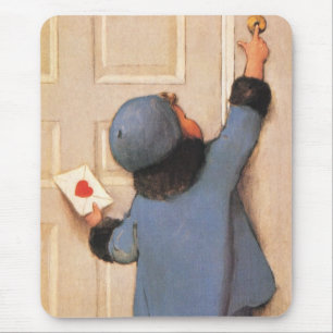 Mousepad Carta de Amor Antiga por Jessie Willcox Smith