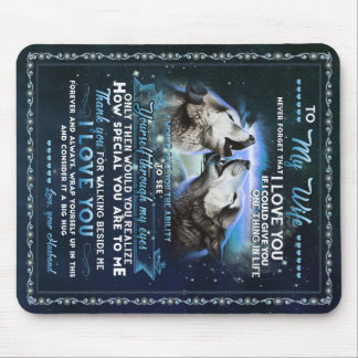 Mousepad Carta Personalizada À Minha Esposa Do Marido