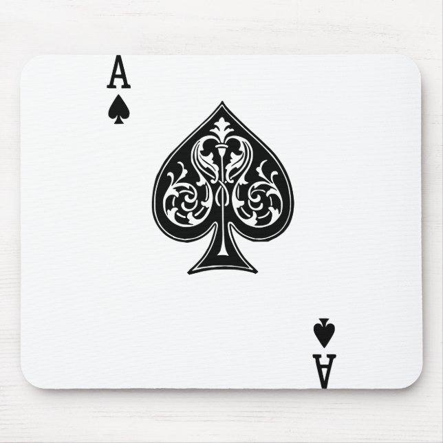 Mousepad Cartão Ace Poker (Frente)