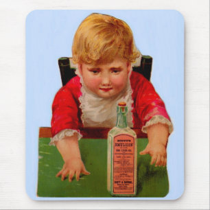 Mousepad Cartão comercial vitoriano: Óleo de Castor de Emul