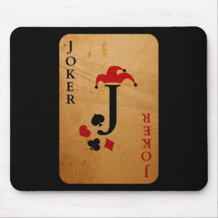 Mousepad Cartão de Joker - Traje de Halloween