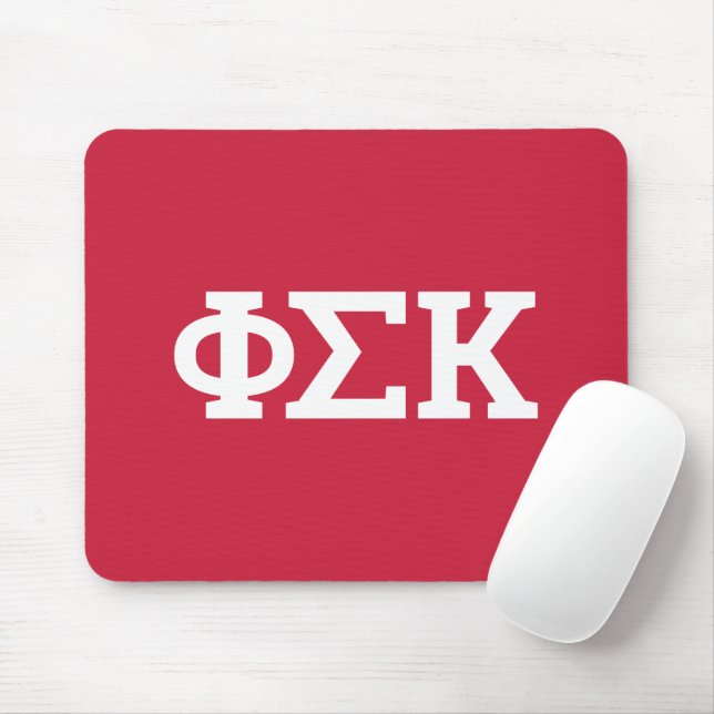 Mousepad Cartas Phi Sigma Kappa (Com mouse)