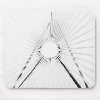 Mousepad Cartaz de Geometria de Túnel de Luz Abstrata