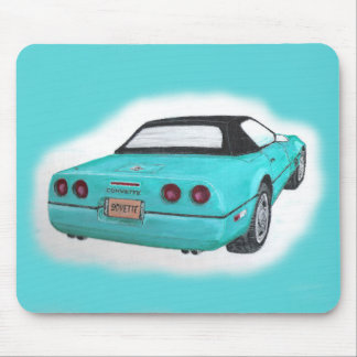 Mousepad Cartaz do Corvette 1990
