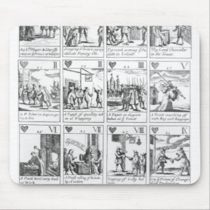 Mousepad cartões de jogo do Anti-católico que comemoram