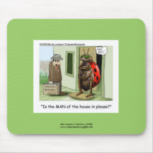 Mousepad Cartografia Engraçada Da Ladybug No Pad De Mouse 