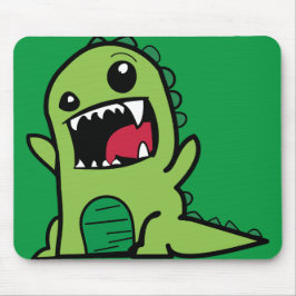 Mousepad cartoon-comic-dino-dinossauro-verde