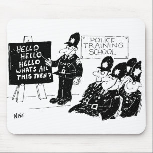 Mousepad Cartoon da Escola de Formação de Polícia