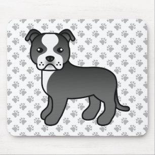 Mousepad Cartoon De Escada Preta E Branca