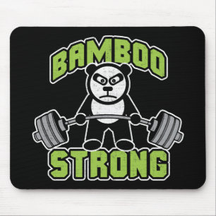 Mousepad Cartoon de Urso Panda - Bambu Forte - Elevador