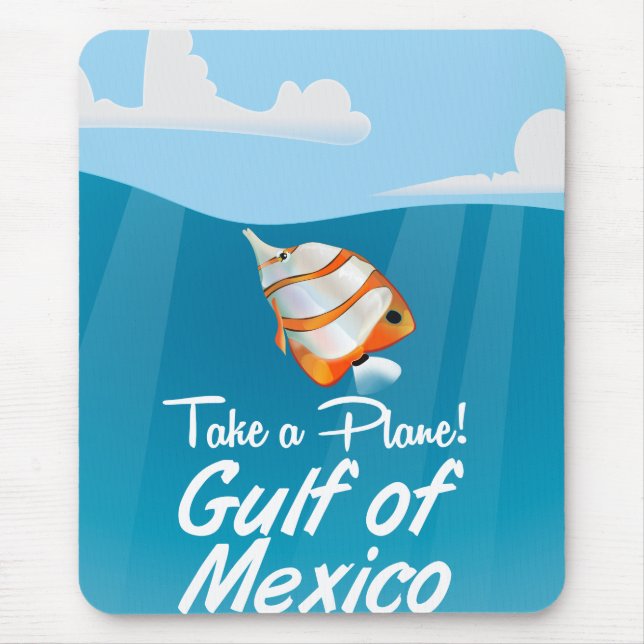 Mousepad Cartoon do Golfo do México (Frente)
