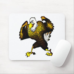 Mousepad Cartoon Fighting Eagle