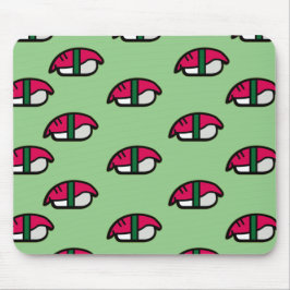 Mousepad Cartoon Kawaii Sushi, Arroz de Peixe e Algas Marin