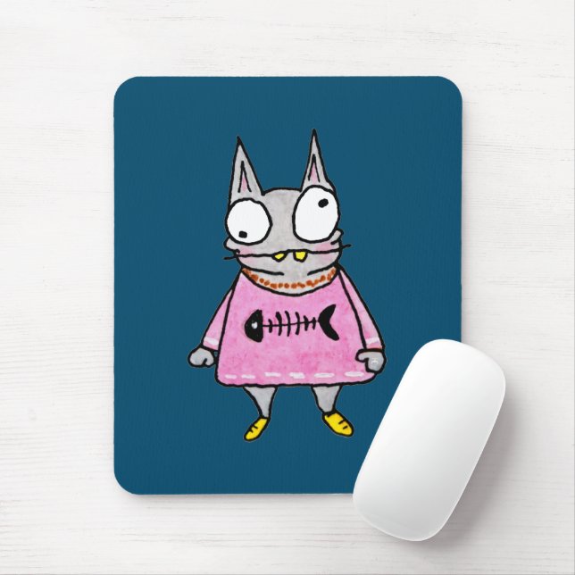 Mousepad Cartoon Kitten (Com mouse)