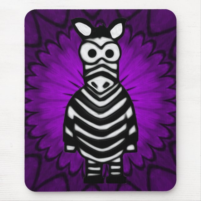 Mousepad Cartoon Zebra (Frente)
