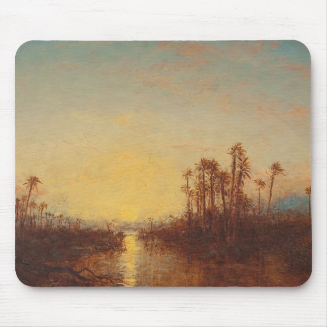 Mousepad Cartum, Coucher De Soleil - Félix Ziem (Frente)