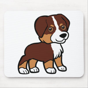Mousepad cartum vermelho aussie