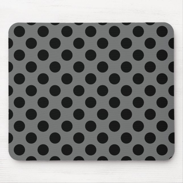 Mousepad Carvão e Bolinhas Pretas (Frente)