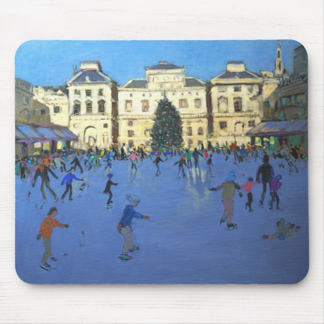 Mousepad Casa 2012 de Somerset dos patinadores (Frente)