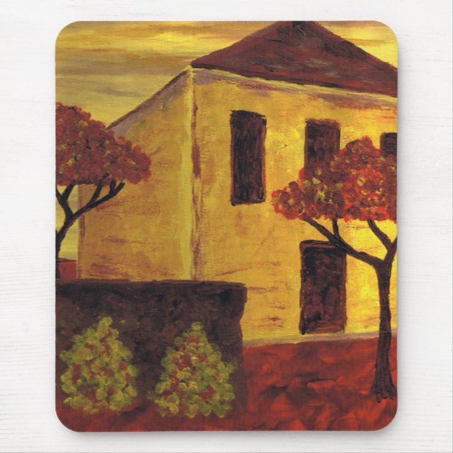 Mousepad Casa amarela (Frente)