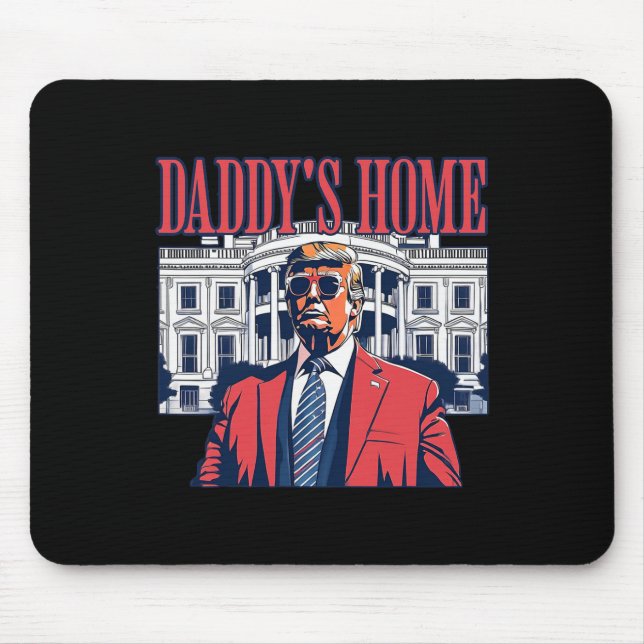 Mousepad Casa Branca de Daddys Trump 2024 (Frente)