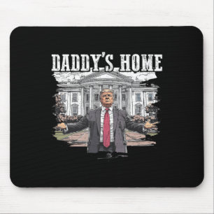 Mousepad Casa Branca do Funny Trump Pai 2024