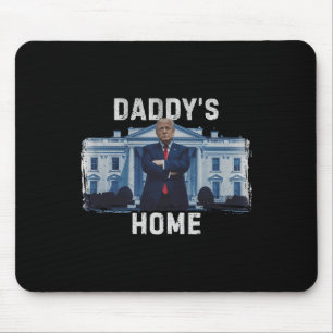 Mousepad Casa Branca do Funny Trump Pai 2024 1