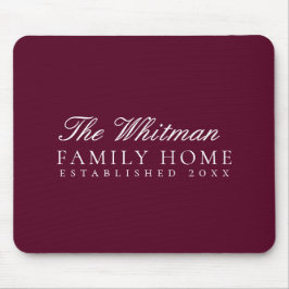 Mousepad Casa da Família Marsala