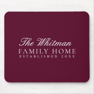 Mousepad Casa da Família Marsala