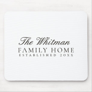 Mousepad Casa da Família White