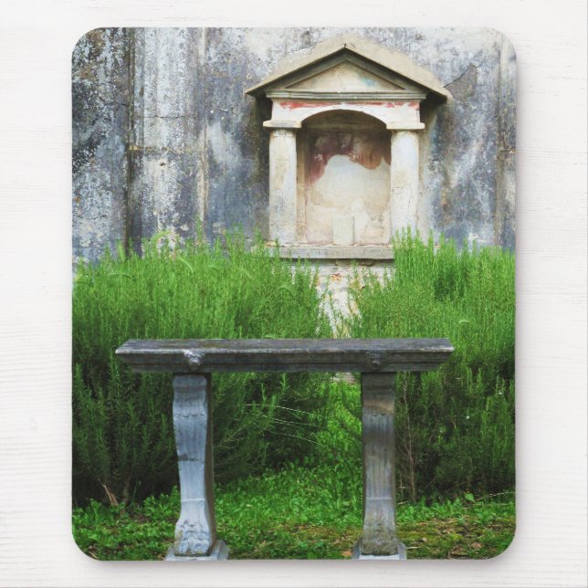 Mousepad Casa da fonte pagã pequena (Frente)