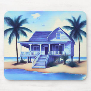 Mousepad Casa da Praia com Palm Trees