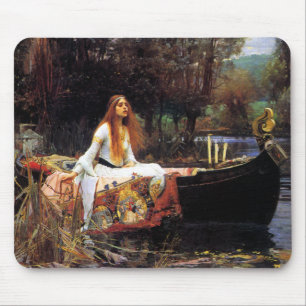 Mousepad Casa d'água, a dama do mouse de Shalott