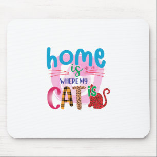 Mousepad Casa De Arte Cat É Onde Meu Gato Está