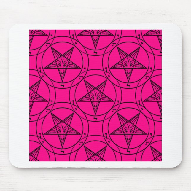 Mousepad casa de banho rosa (Frente)