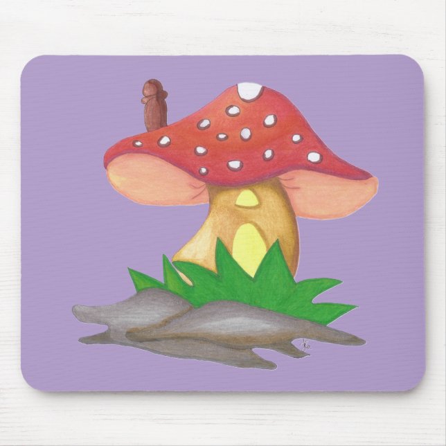 Mousepad Casa de Cogumelo (Frente)