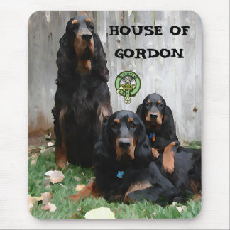 Mousepad CASA DE GORDON, Pintura de Setter Gordon Almofada 