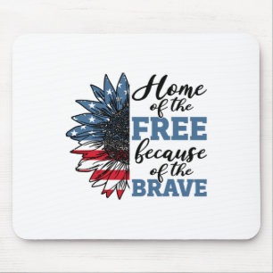 Mousepad Casa de Grátis Por Causa De Veteranos Corajosos Di