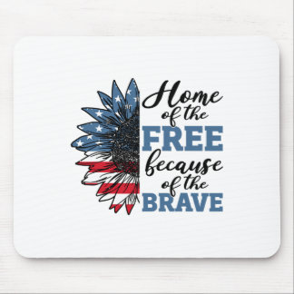 Mousepad Casa de Grátis Por Causa De Veteranos Corajosos Di