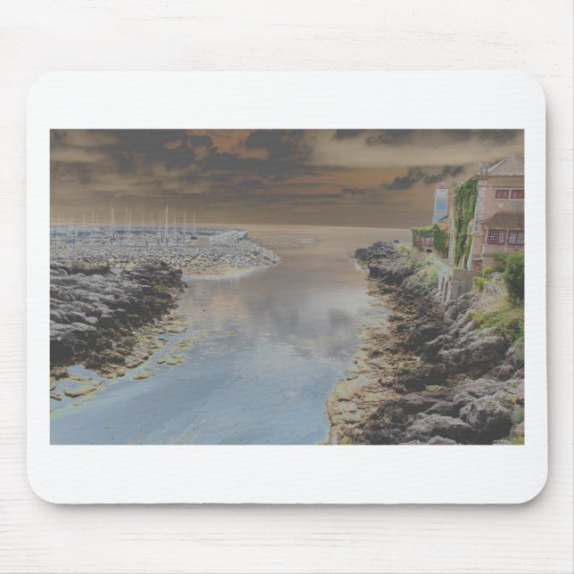 Mousepad Casa de luz em Cascais Portugal (Frente)