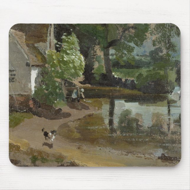 Mousepad Casa de Willy Lott, perto do moinho de Flatford, (Frente)
