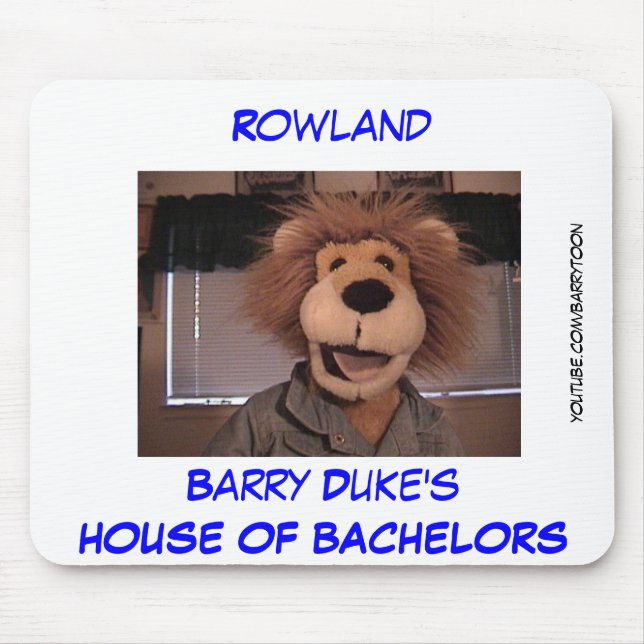 Mousepad Casa do tapete do rato de Rowland dos solteiros (Frente)