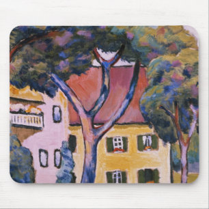 Mousepad Casa em uma paisagem