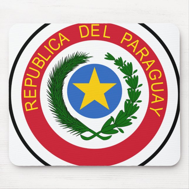 Mousepad Casaco de armas do Paraguai (Frente)
